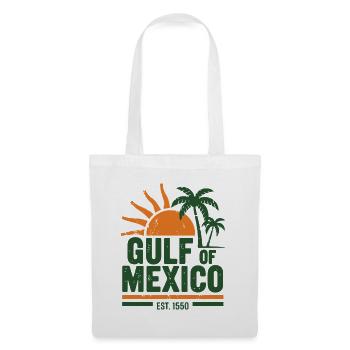 Gulf of Mexico Est 1550 Vintage Beach Sunset - Stoffbeutel - Weiß - Vorne