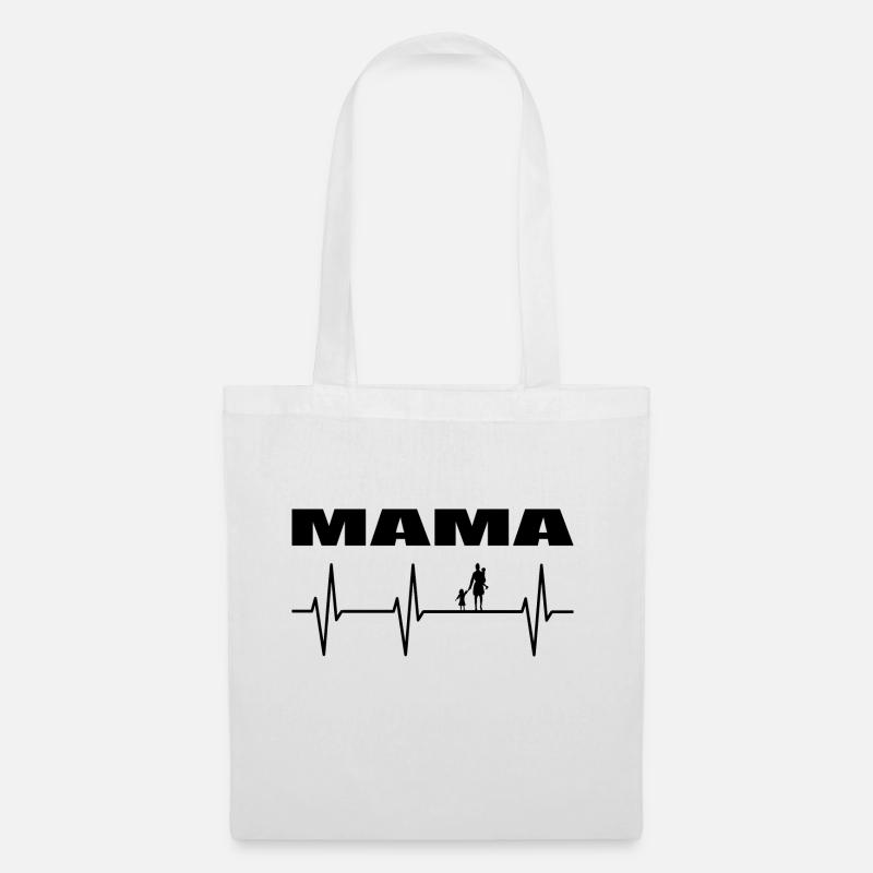 Mama - Stoffbeutel - Weiß