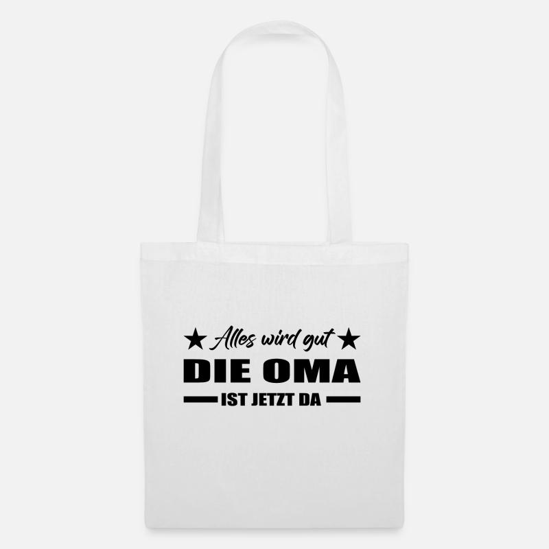 Oma - Stoffbeutel - Weiß