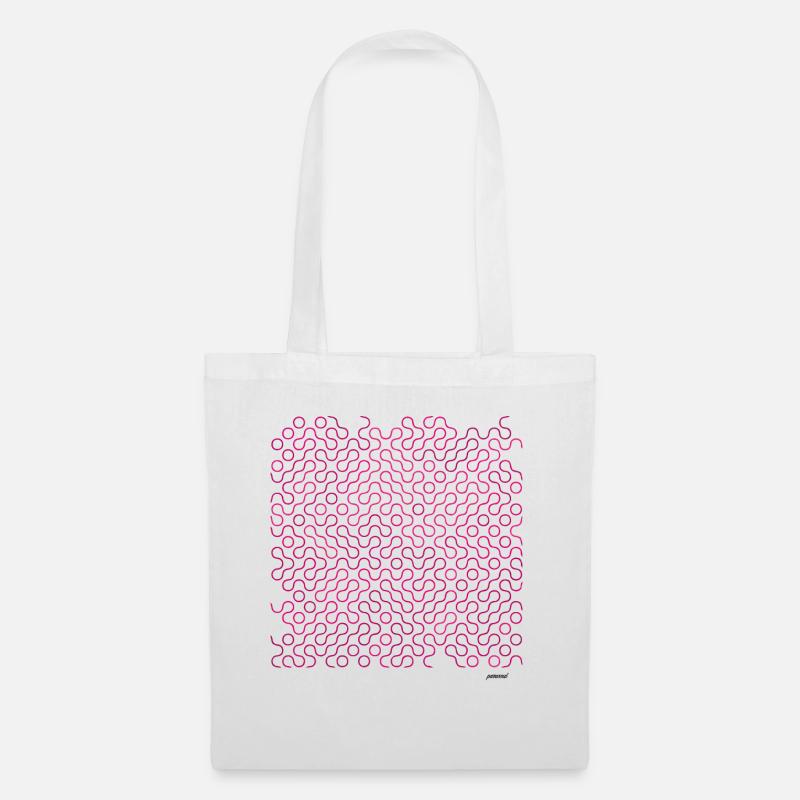 Geometric Labyrinth - Stoffbeutel - Weiß