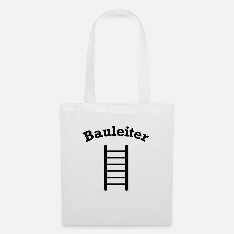 Bauleiter Outfit Handwerker - Stoffbeutel - Weiß