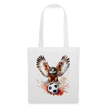 Turul Football Colorful Hungary Animal Design Print - Tote Bag - white - Front