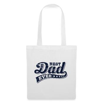 Meilleur papa de tous les temps - Meilleur papa - Fête des pères - Sac en tissu - blanc - Devant