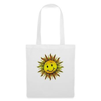 Sonne - Stoffbeutel - Weiß - Vorne