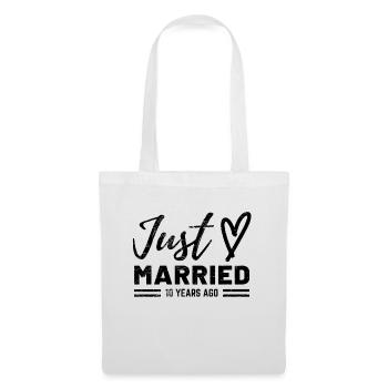 10th wedding anniversary - Tote Bag - white - Front