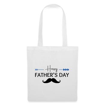 Happy Father’s Day - Sac en tissu - blanc - Devant