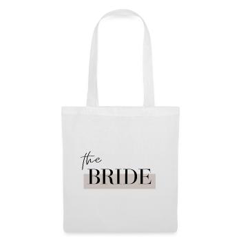 The Bride - La mariée Boho Fête de mariage JGA - Sac en tissu - blanc - Devant