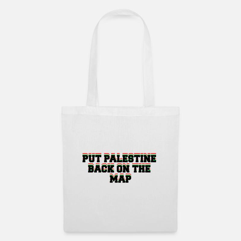 Put Palestine Back on the Map - Stoffbeutel - Weiß