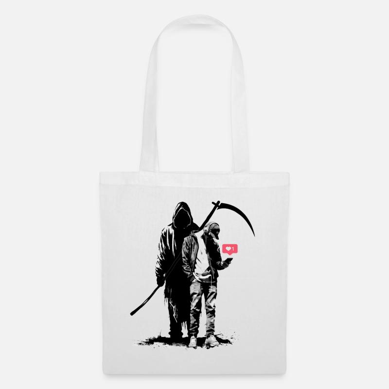 Grim Reaper - Stoffbeutel - Weiß