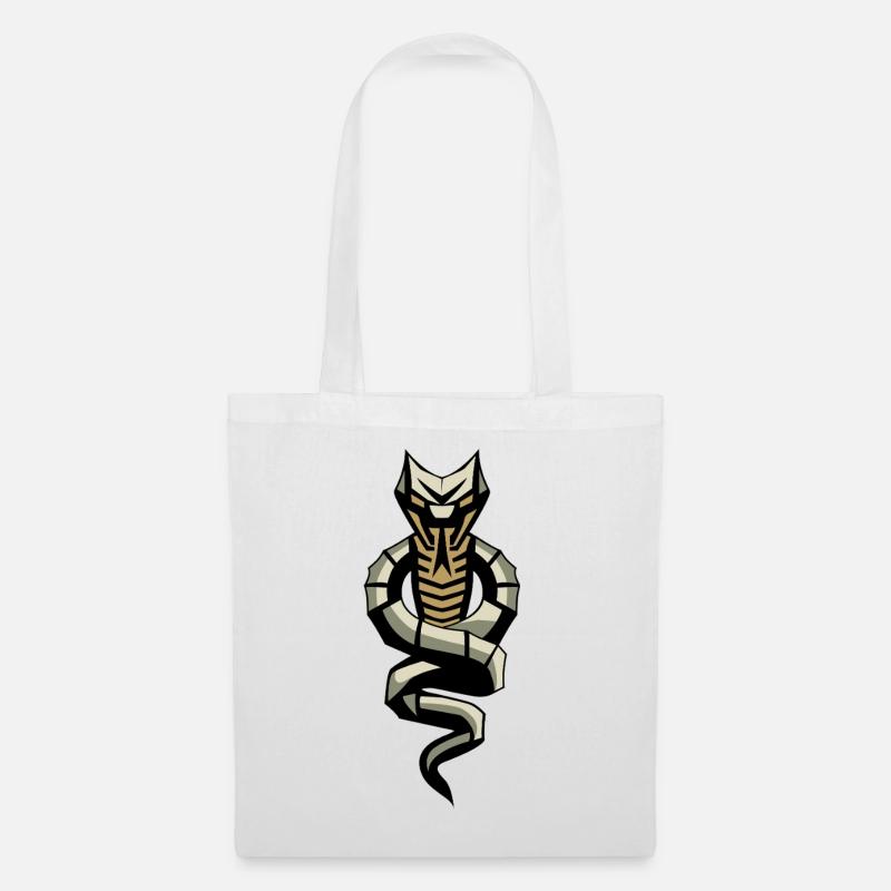 SNAKE LEVEL 3 - Stoffbeutel - Weiß