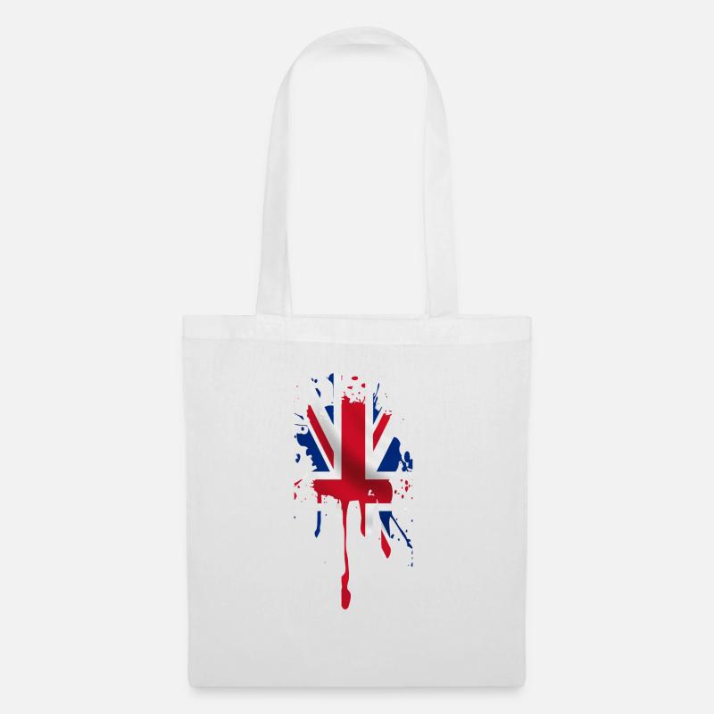 union jack - Stoffbeutel - Weiß