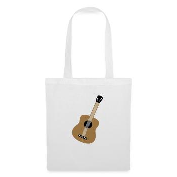guitar - Tote Bag - white - Front