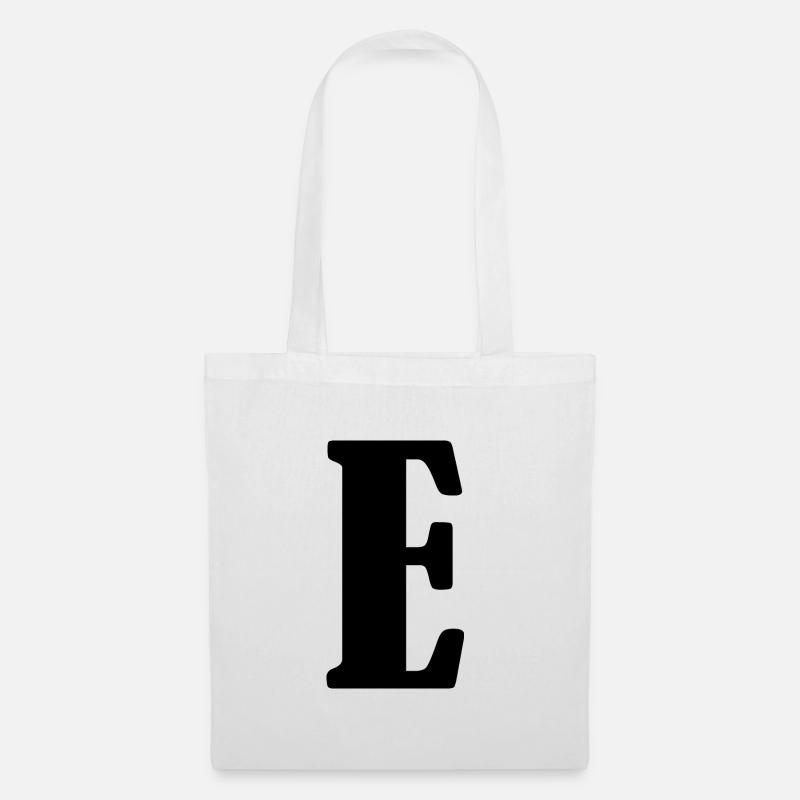 E - Stoffbeutel - Weiß