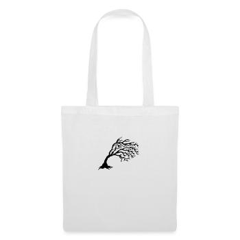 Arbre - Sac en tissu - blanc - Devant