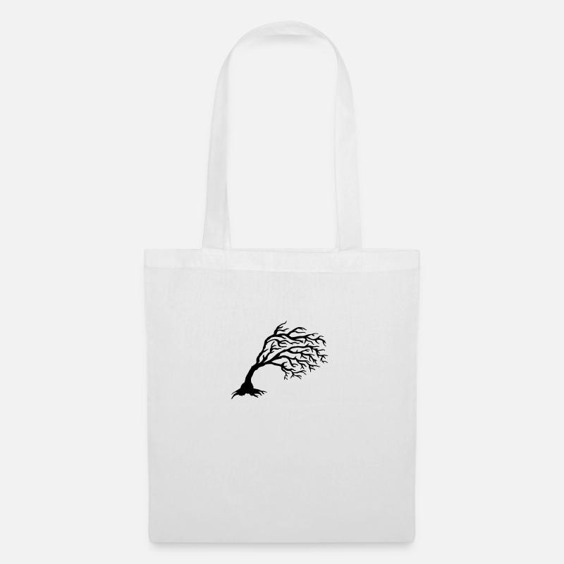 Arbre - Sac en tissu - blanc