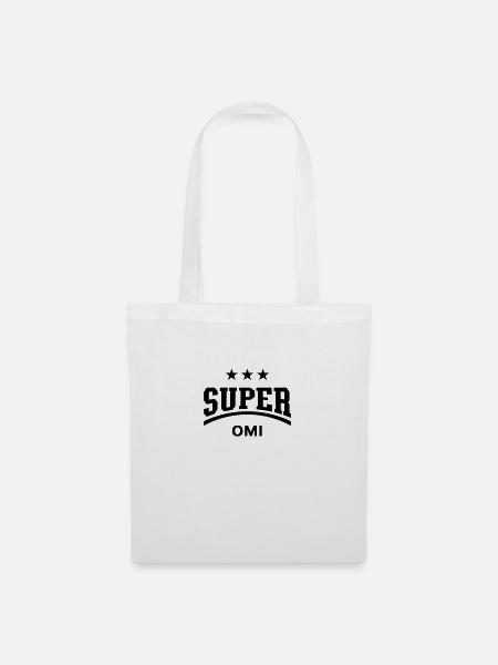 Super Omi - Stoffbeutel - Weiß