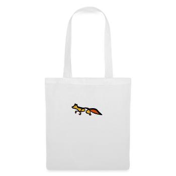 Fox - Line Art - Choose your colour - Stoffbeutel - Weiß - Vorne