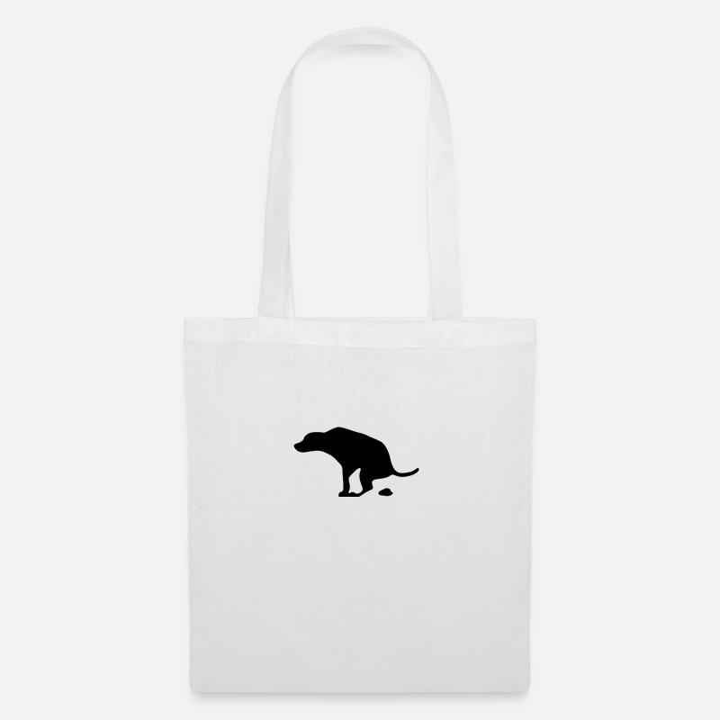 C’est un chien qui chie - Sac en tissu - blanc