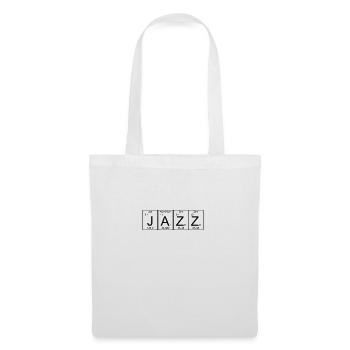 JAZZ Musik mit Periodensystem - Stoffbeutel - Weiß - Vorne