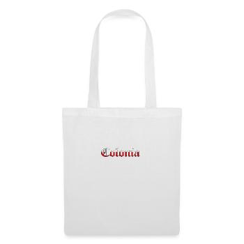 "Colonia" rouge-blanc [Old English Text MT] - Sac en tissu - blanc - Devant