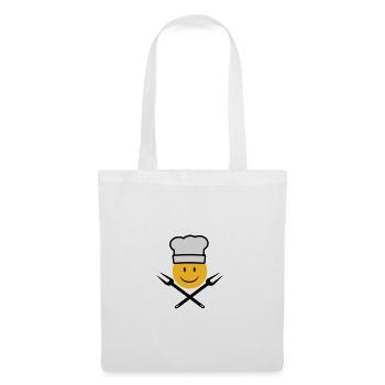 griller - Sac en tissu - blanc - Devant
