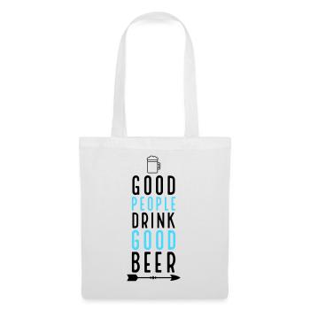 Bier - Stoffbeutel - Weiß - Vorne