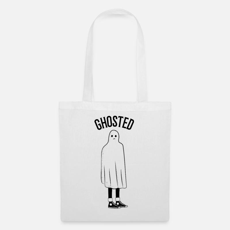 Ghosted Sad Ghost  - Stoffbeutel - Weiß