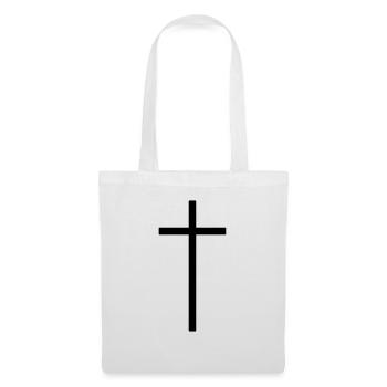 Kreuz - Stoffbeutel - Weiß - Vorne