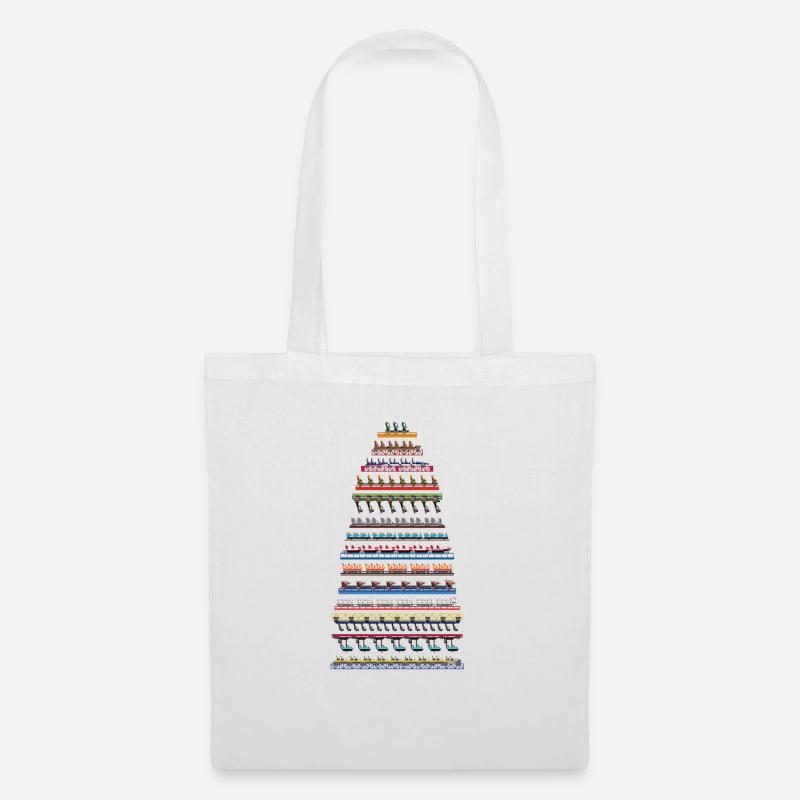 Cedar Point CoasterTrains Design - Tote Bag - white