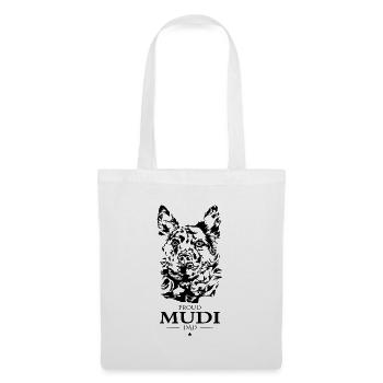 Hongrois Mudi Papa Chien Chien Wilsigns - Sac en tissu - blanc - Devant