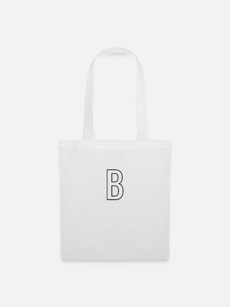 B - Stoffbeutel - Weiß