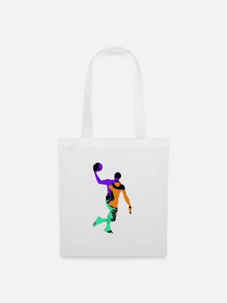 Basketball - Stoffbeutel - Weiß