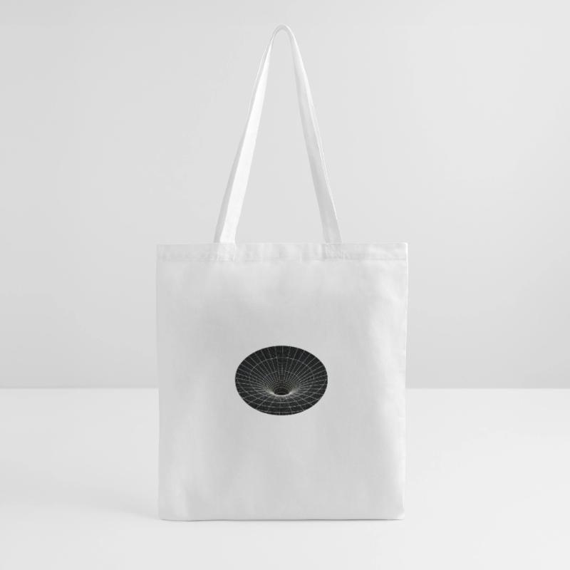 Vortex Grid Wormhole Tote Bag
