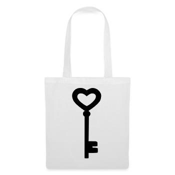 The heart key - Tote Bag - white - Front
