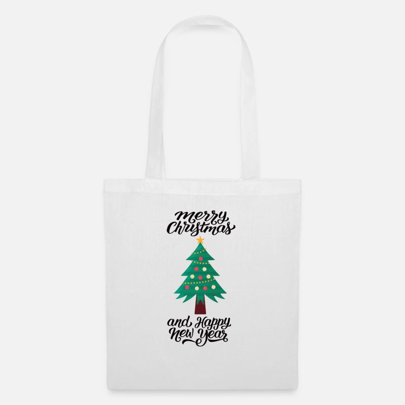 Christmas - Stoffbeutel - Weiß