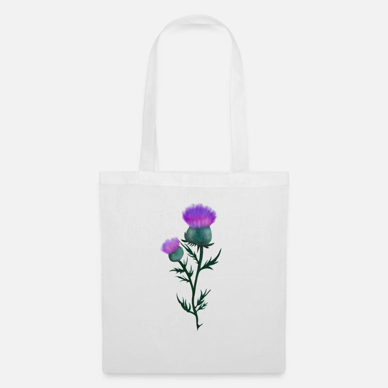 Thistle Edit 1 - Tote Bag - white