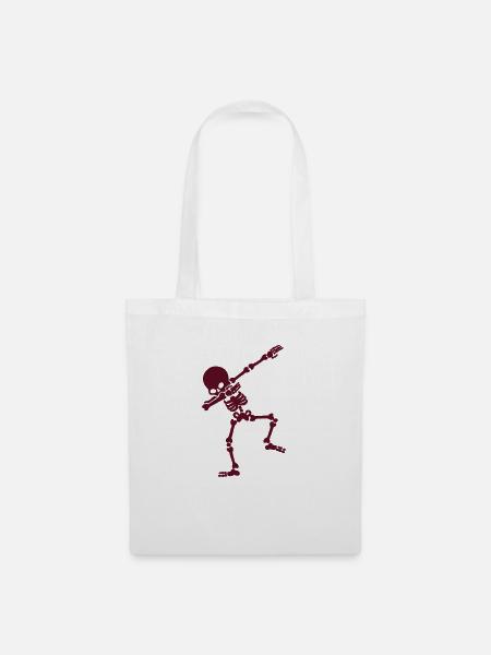 Skeleton mind - Tote Bag - white