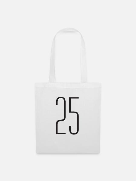 25 - Stoffbeutel - Weiß