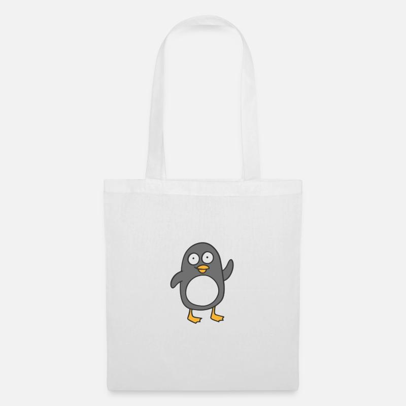 penguin - Tote Bag - white