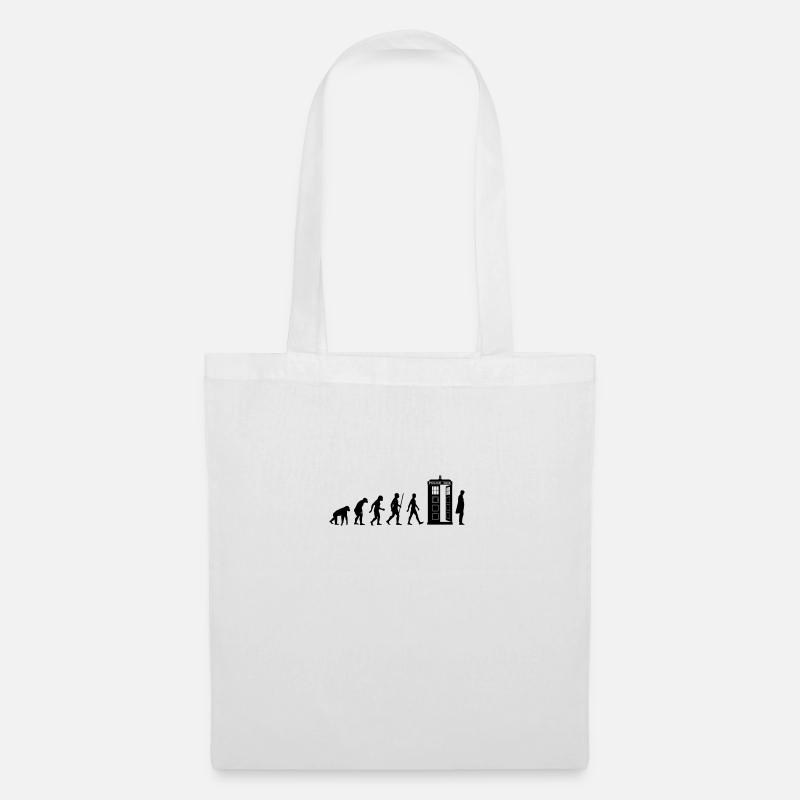 Evolution Tardis - Sac en tissu - blanc