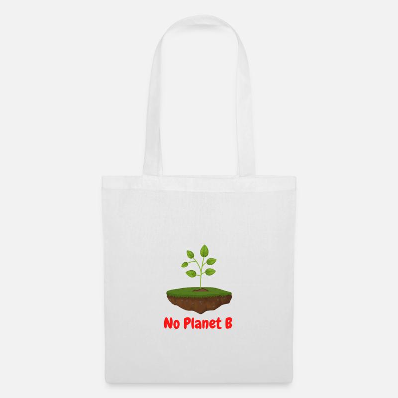 No Planet B - Stoffbeutel - Weiß