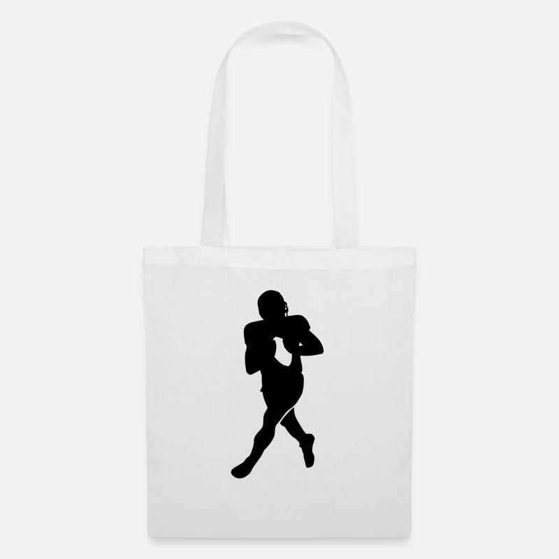 Football player - Stoffbeutel - Weiß