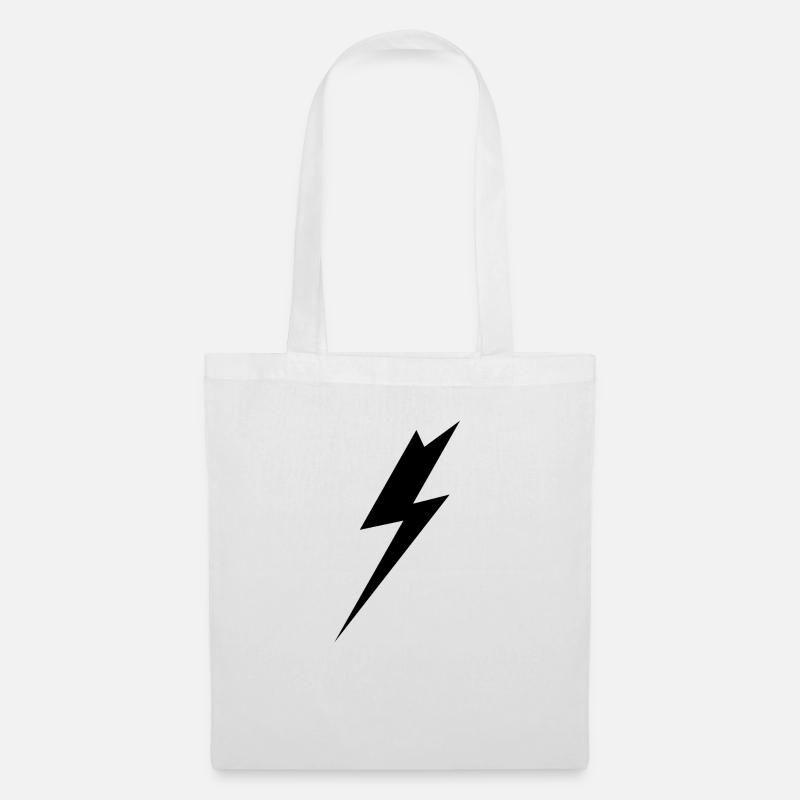 lightning - Tote Bag - white