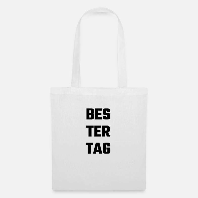Bester Tag - Stoffbeutel - Weiß