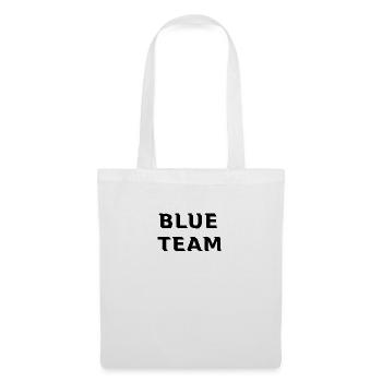 Blue Team black - Stoffbeutel - Weiß - Vorne