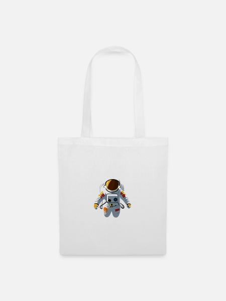 Astronaut - To the moon - Stoffbeutel - Weiß
