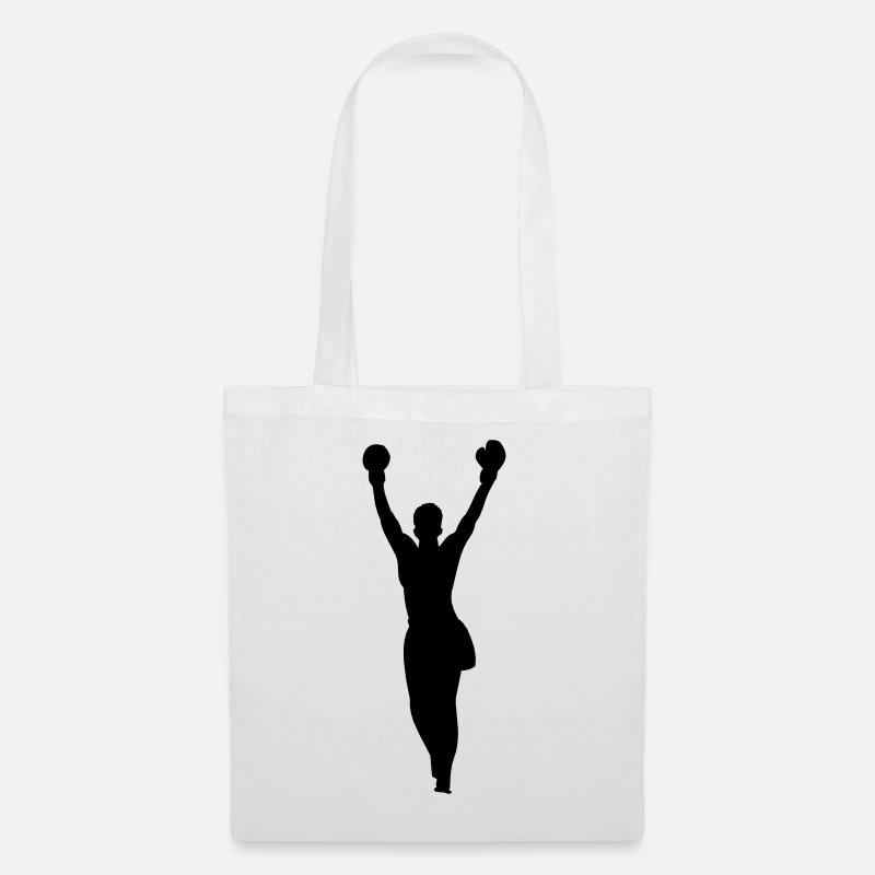 boxing boxing - Tote Bag - white