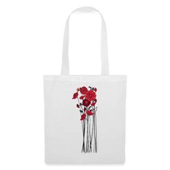 Pebble Flowers Illustration - Tote Bag - white - Front