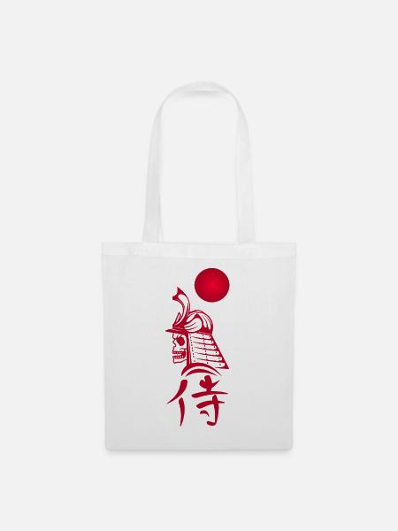 Phantomsamurai und Rote Sonne - Stoffbeutel - Weiß