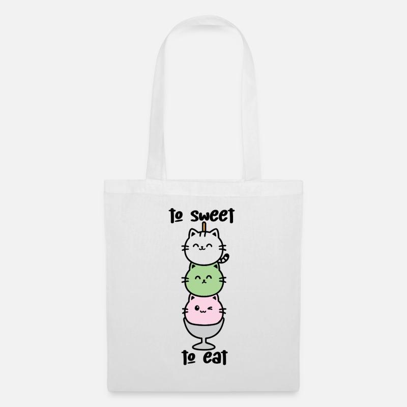 Pile de glaces Cat Tower - Sac en tissu - blanc